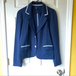 Tommy Hilfiger Navy blue knit blazer